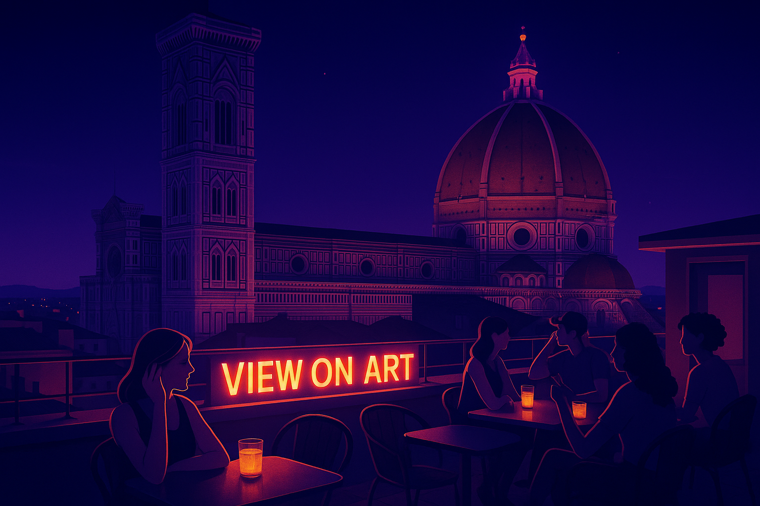 View on Art Rooftop Cocktail Bar